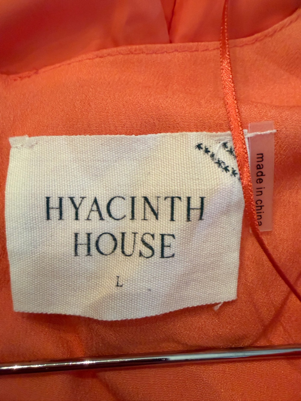 Tuckernuck Hyacinth House Coral Orange Taryn Maxi Dress Size Large NWT - Picture 4 of 8